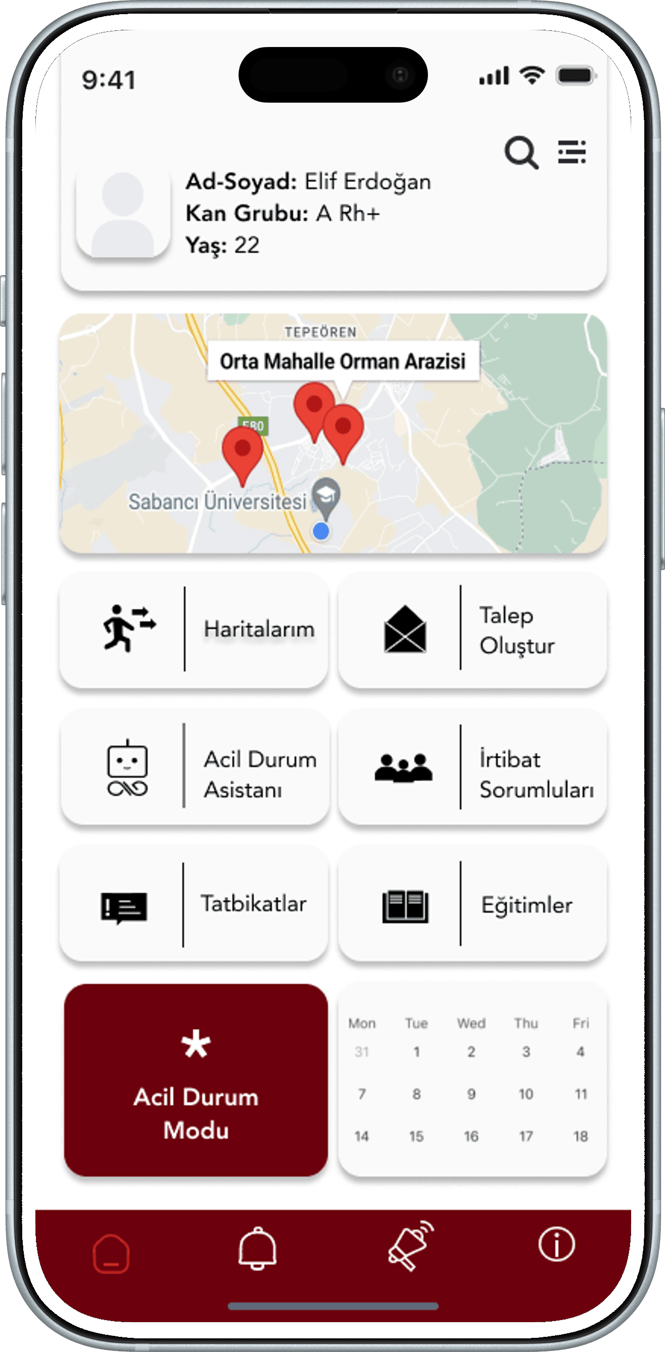 Main Dashboard & Map